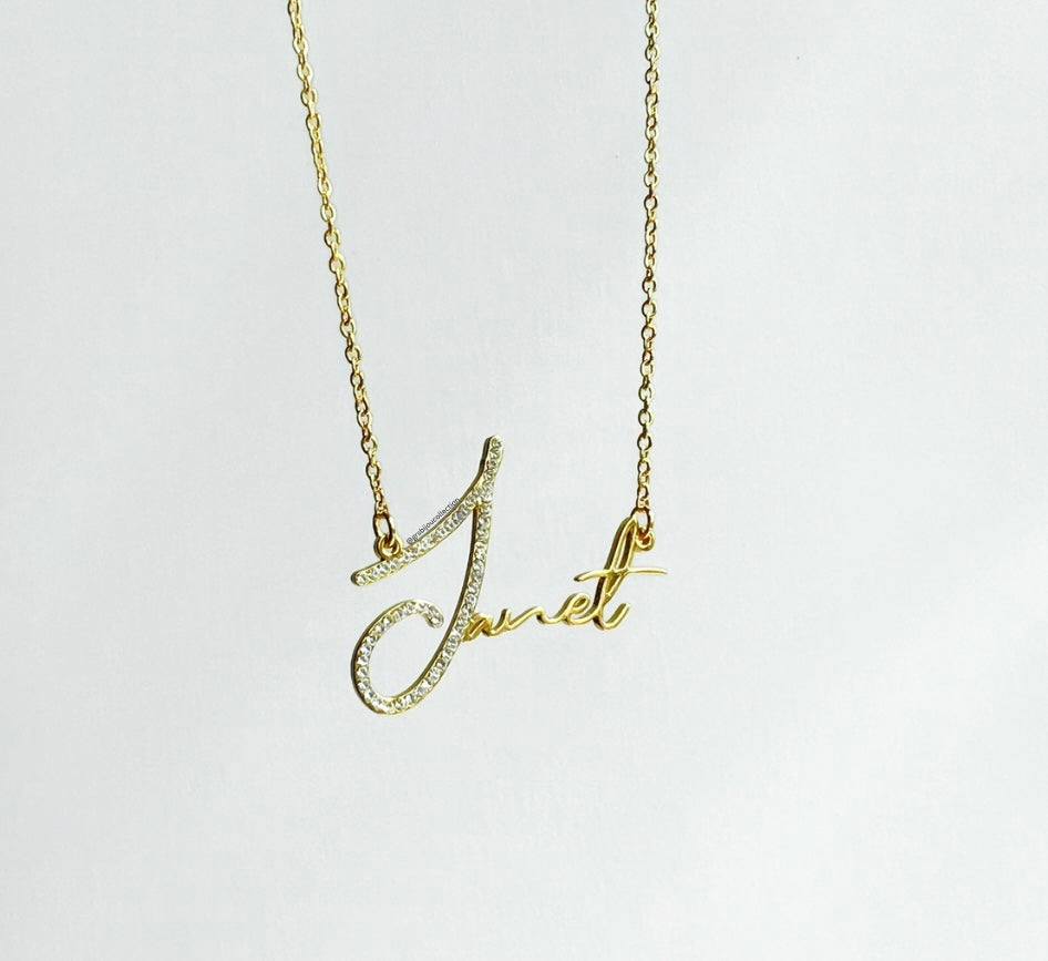 Custom Luxe Name Necklace