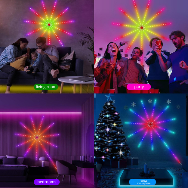 🎄 Unwrap the Magic: 49% OFF on Dazzling Firework LED Lights! 🎄